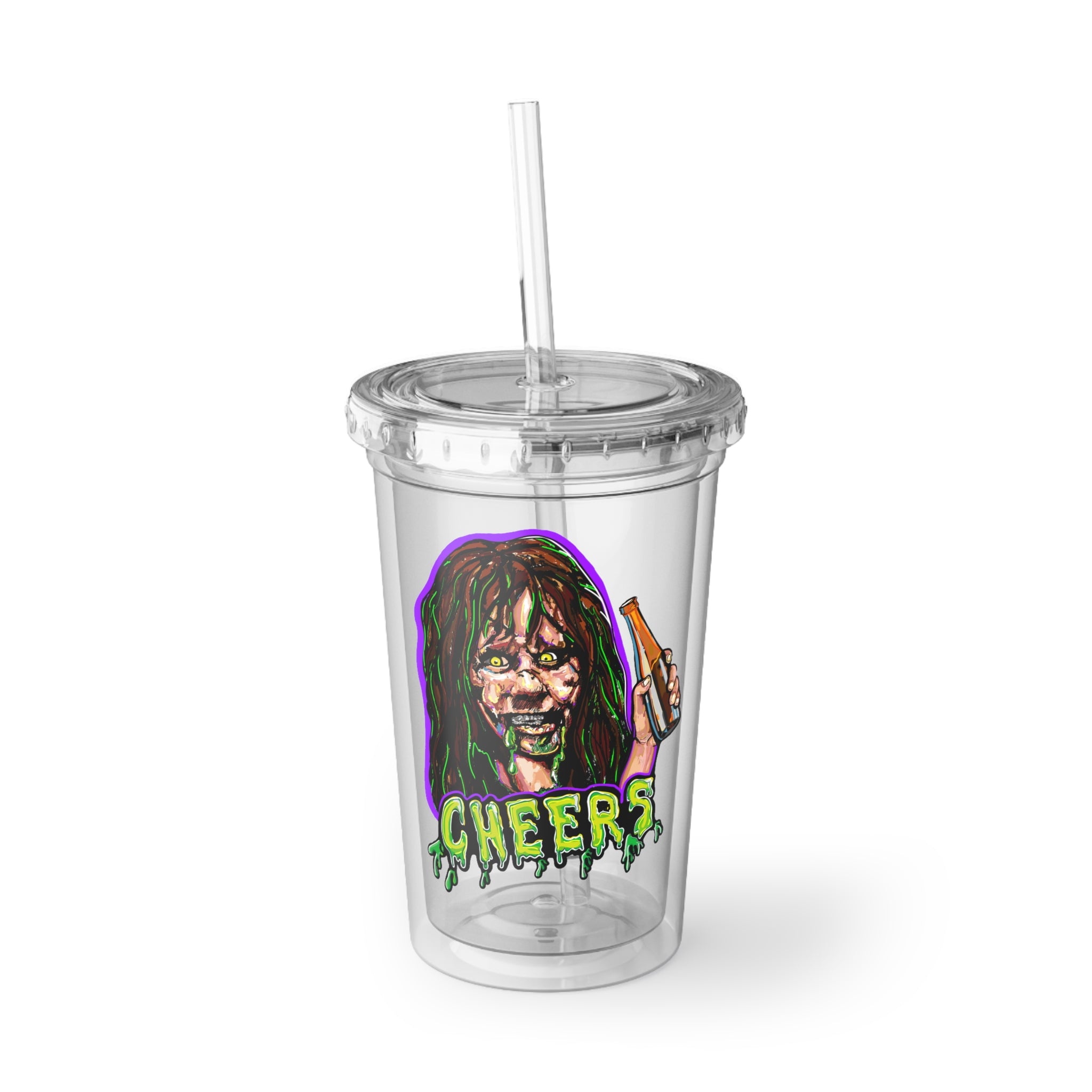 Cheers 16 oz Acrylic Cup