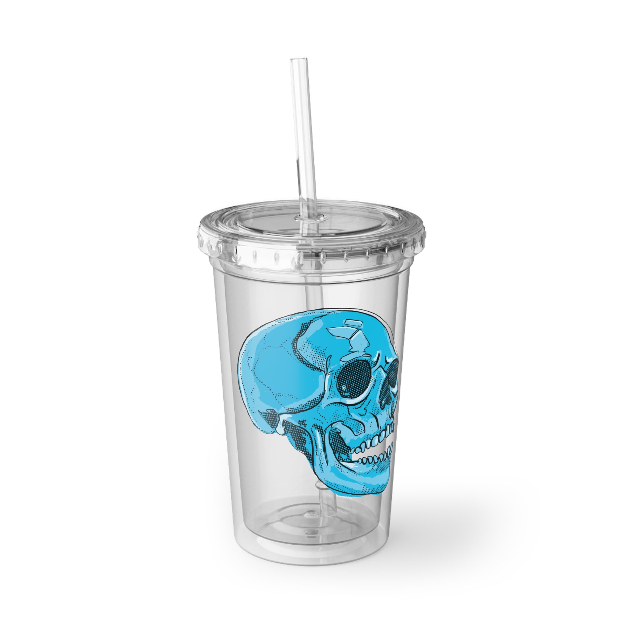 Water Skull 16 oz Acrylic Cup