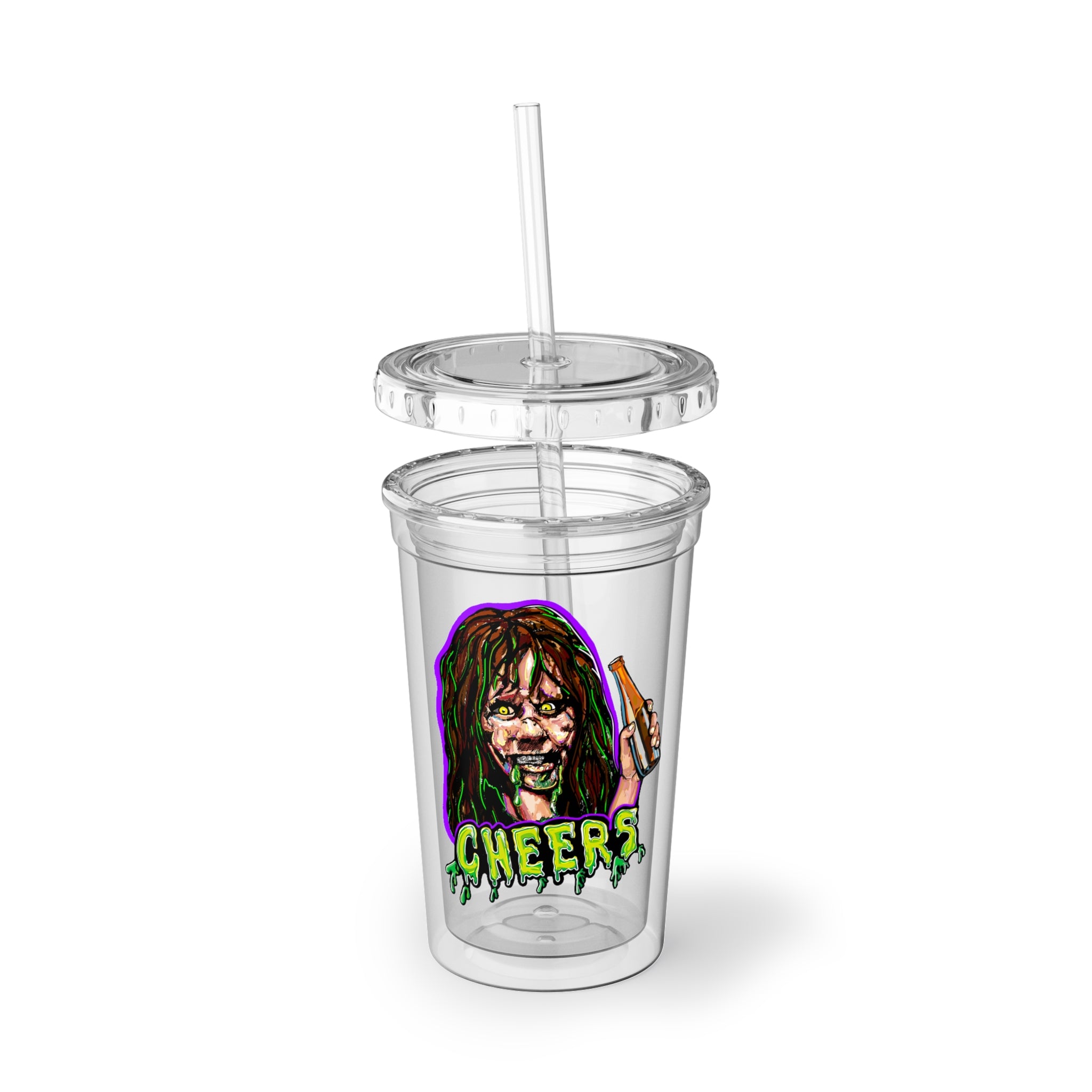 Cheers 16 oz Acrylic Cup