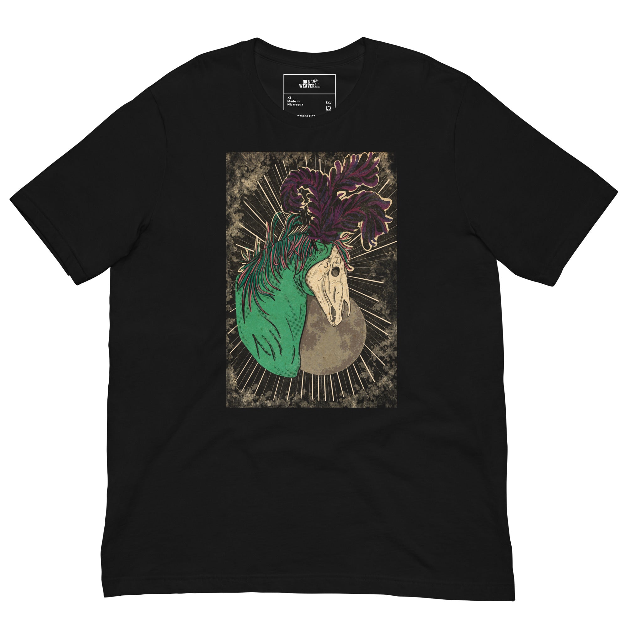 Haunted Carousel Horse Graphic Tee